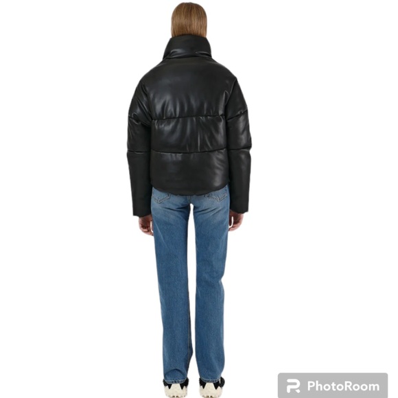 NWT Apparis Jemma Puffer Jacket in Noir Size Large - Picture 3 of 16